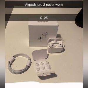 Airpod pro 2, Brand new never worn. Asking $125